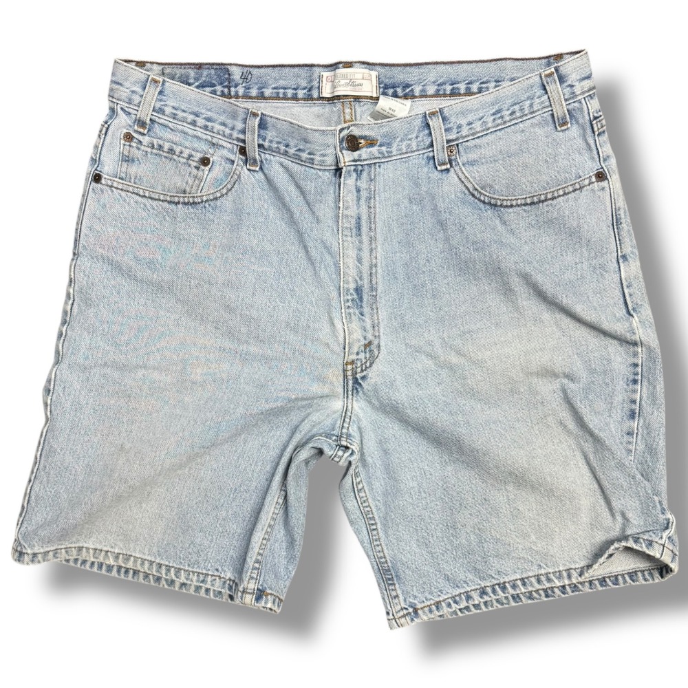 Levi Strauss Y2K Denim Shorts Womens Light Wash 2004‎ Vintage